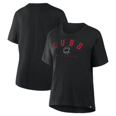 Chicago Cubs Women's Home Run Legacy T-Shirt - Black