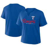 Texas Rangers Women's Fan Fave Stadium Slub Boxy T-Shirt - Royal