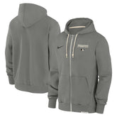 Pittsburgh Pirates Authentic Collection Travel Performance Full-Zip Hoodie - Charcoal | Nike