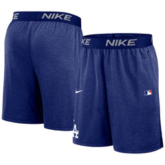 Los Angeles Dodgers Authentic Collection Performance Knit Shorts - Royal | Nike