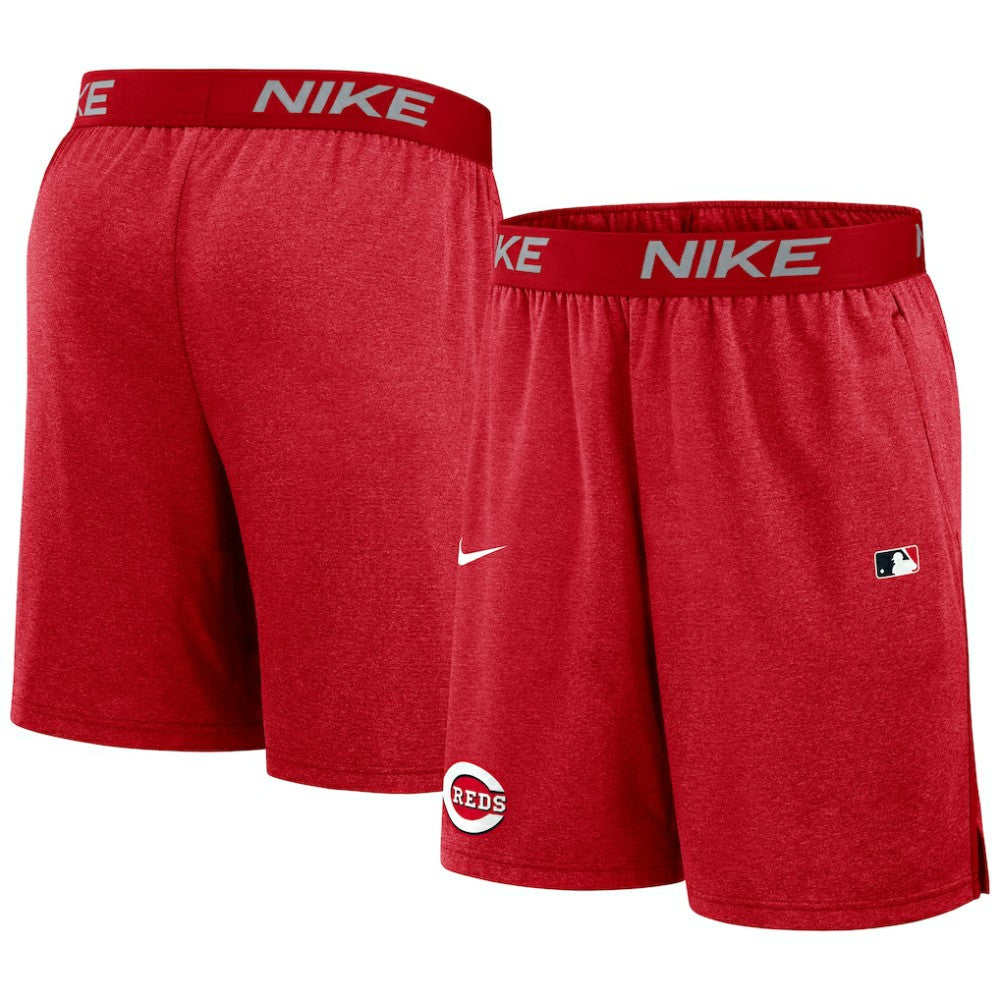 Cincinnati Reds Authentic Collection Performance Knit Shorts - Red | Nike