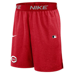 Cincinnati Reds Authentic Collection Performance Knit Shorts - Red | Nike