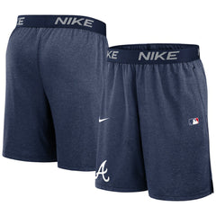 Atlanta Braves Authentic Collection Performance Knit Shorts - Navy | Nike