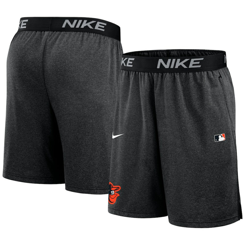 Baltimore Orioles Authentic Collection Performance Knit Shorts - Black | Nike