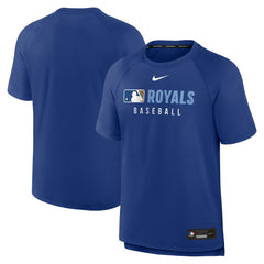 Kansas City Royals Authentic Collection Pregame Raglan Dri-FIT T-Shirt - Royal | Nike