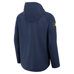 Milwaukee Brewers Authentic Collection Raglan Performance Full-Zip Jacket - Navy | Nike