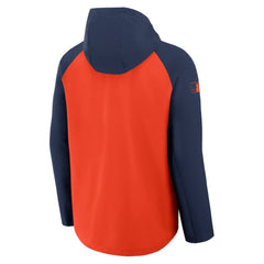 Houston Astros Authentic Collection Raglan Performance Full-Zip Jacket - Orange/Navy | Nike