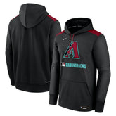 Arizona Diamondbacks Authentic Collection Performance Pullover Hoodie - Black | Nike
