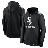 Chicago White Sox Authentic Collection Performance Pullover Hoodie - Black | Nike