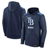 Tampa Bay Rays Authentic Collection Performance Pullover Hoodie - Navy | Nike