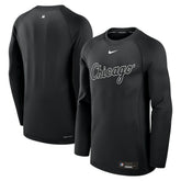 Chicago White Sox Authentic Collection Game Time Raglan Dri-FIT Long Sleeve T-Shirt - Black | Nike