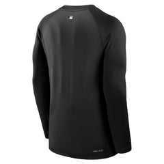 Chicago White Sox Authentic Collection Game Time Raglan Dri-FIT Long Sleeve T-Shirt - Black | Nike