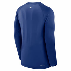 Kansas City Royals Authentic Collection Game Time Raglan Dri-FIT Long Sleeve T-Shirt - Royal | Nike