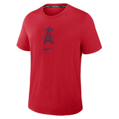 Los Angeles Angels Authentic Collection Early Work Tri-Blend Dri-FIT T-Shirt - Red | Nike