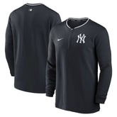 New York Yankees Authentic Collection Performance Half-Zip Top - Navy | Nike