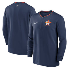 Houston Astros Authentic Collection Performance Half-Zip Top - Navy | Nike