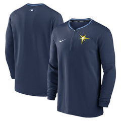 Tampa Bay Rays Authentic Collection Performance Half-Zip Top - Navy | Nike