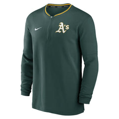 Athletics Authentic Collection Performance Half-Zip Top - Green | Nike