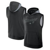 Chicago White Sox Authentic Collection Dri-FIT Sleeveless Hoodie - Black | Nike