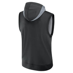 Chicago White Sox Authentic Collection Dri-FIT Sleeveless Hoodie - Black | Nike