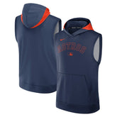 Houston Astros Authentic Collection Dri-FIT Sleeveless Hoodie - Navy | Nike