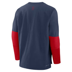 Boston Red Sox Authentic Collection Player Dri-FIT Lightweight Pullover - Navy/Red | Nike