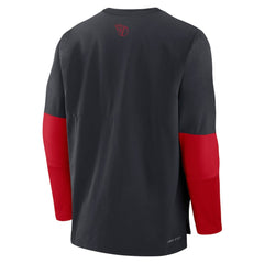 Cleveland Guardians Authentic Collection Player Dri-FIT Lightweight Pullover - Navy/Red | Nike