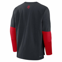 Minnesota Twins Authentic Collection Player Dri-FIT Lightweight Pullover - Navy/Red | Nike