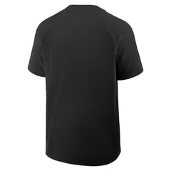 Colorado Rockies Authentic Collection Raglan Short Sleeve Windshirt - Black | Nike