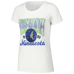 Minnesota Timberwolves Stadium Essentials Women's Sky High T-Shirt - White sale