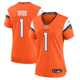 Number 1 Bride Denver Broncos Women's Game Jersey - Orange | Nike outlet