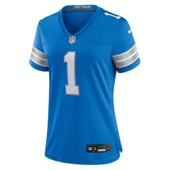 Number 1 Bride Detroit Lions Women's Game Jersey - Blue | Nike online