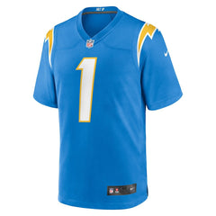 Number 1 Groom Los Angeles Chargers Game Jersey - Powder Blue | Nike sale