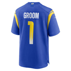 Number 1 Groom Los Angeles Rams Game Jersey - Royal | Nike for sale