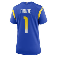 Number 1 Bride Los Angeles Rams Women's Game Jersey - Royal | Nike on sale