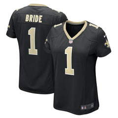 Number 1 Bride New Orleans Saints Women's Game Jersey - Black | Nike outlet