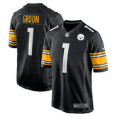 Number 1 Groom Pittsburgh Steelers Game Jersey - Black | Nike sale