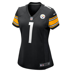 Number 1 Bride Pittsburgh Steelers Women's Game Jersey - Black | Nike cheap
