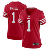 Number 1 Bride San Francisco 49ers Women's Game Jersey - Scarlet | Nike outlet
