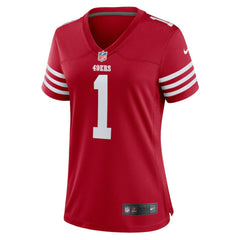 Number 1 Bride San Francisco 49ers Women's Game Jersey - Scarlet | Nike outlet