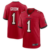 Number 1 Groom Tampa Bay Buccaneers Game Jersey - Red | Nike cheap