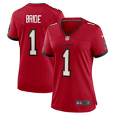 Number 1 Bride Tampa Bay Buccaneers Women's Game Jersey - Red | Nike cheap
