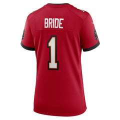 Number 1 Bride Tampa Bay Buccaneers Women's Game Jersey - Red | Nike cheap