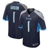 Number 1 Groom Tennessee Titans Game Jersey - Navy | Nike online