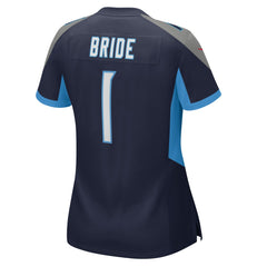 Number 1 Bride Tennessee Titans Women's Game Jersey - Navy | Nike online