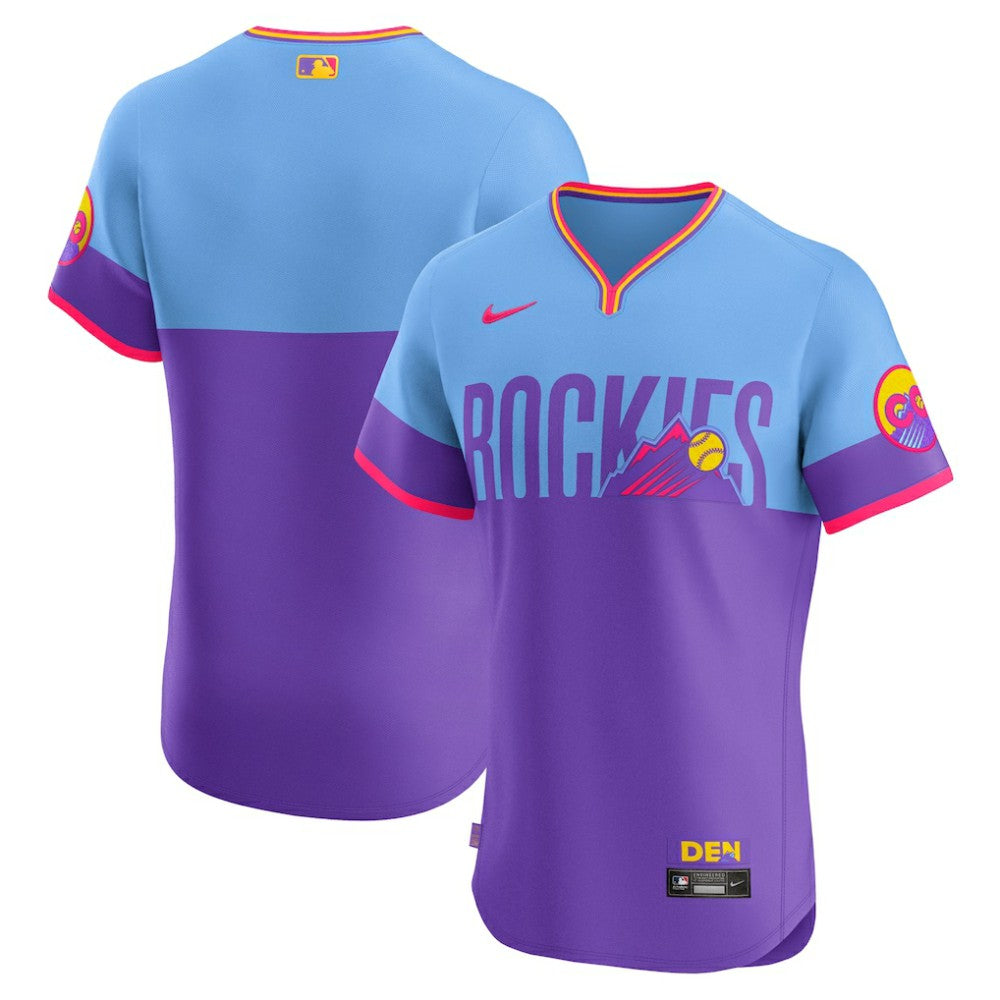 Colorado Rockies 2025 City Connect Elite Jersey - Purple | Nike