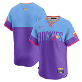 Colorado Rockies 2025 City Connect Limited Jersey - Purple/Light Blue | Nike