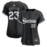 Andrew Benintendi Chicago White Sox Women's City Connect Limited Jersey - Black | Nike