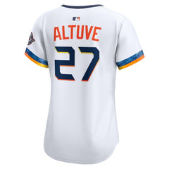 Jose Altuve Houston Astros Women's 2025 City Connect Limited Jersey - White | Nike