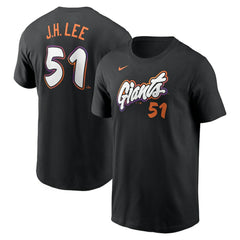 Jung Hoo Lee San Francisco Giants 2025 City Connect Fuse Name & Number T-Shirt - Anthracite | Nike